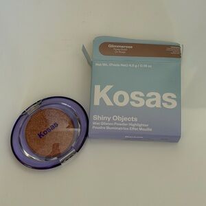 Kosas Glimmerose highlighter shiny object